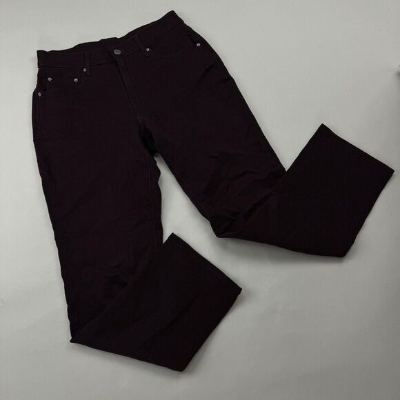 Levi’s Purple/Plum Straight Leg Denim Jeans Size 6M (28x28) Cotton Blend Stretch - Picture 5 of 10
